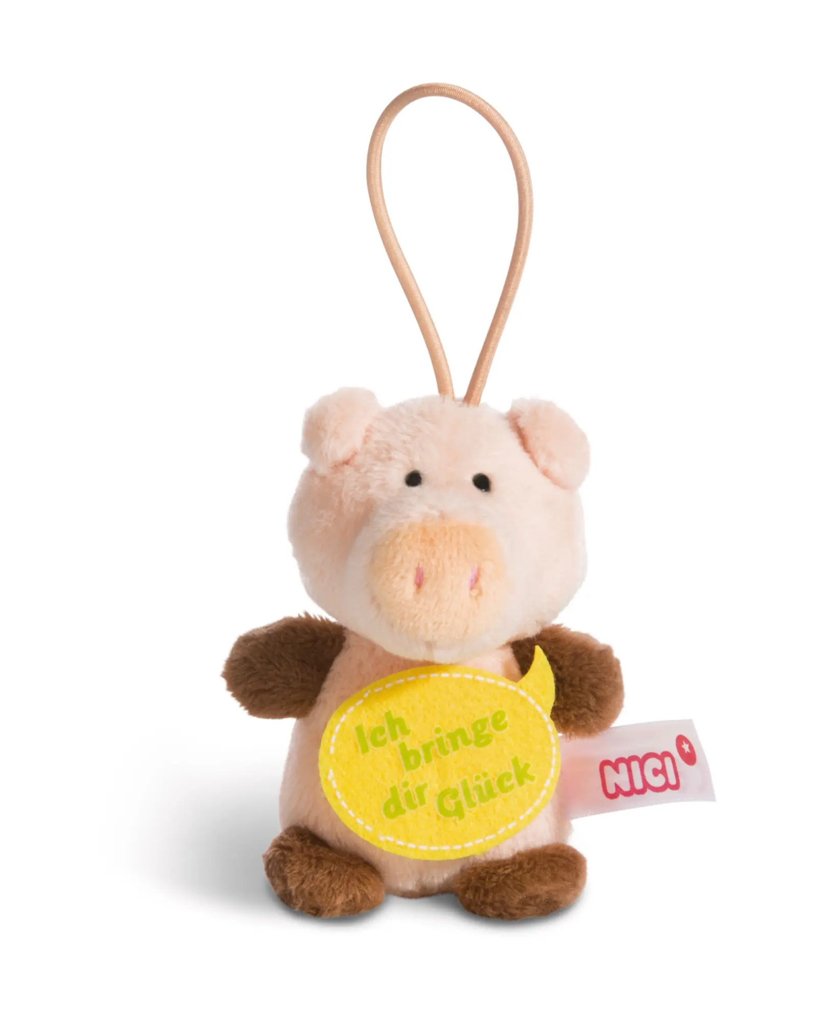 Cover: 4012390448696 | Nici 44869 Schwein Ich bringe dir Glück 8cm mit Loop | Message to Go