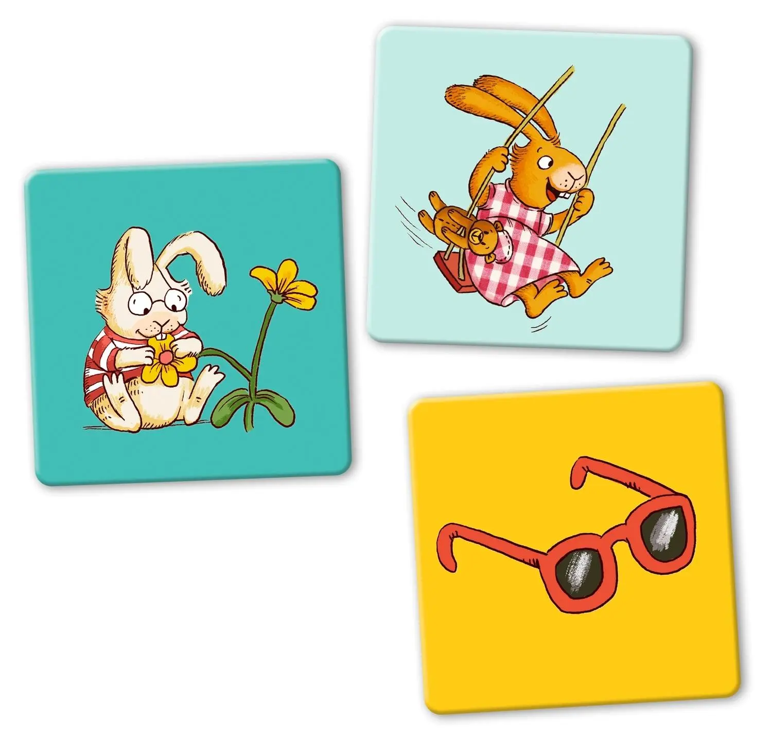Bild: 4260512188696 | Sieben kleine Hasen. Memo-Spiel | Sabine Praml | Spiel | Sieben Hasen