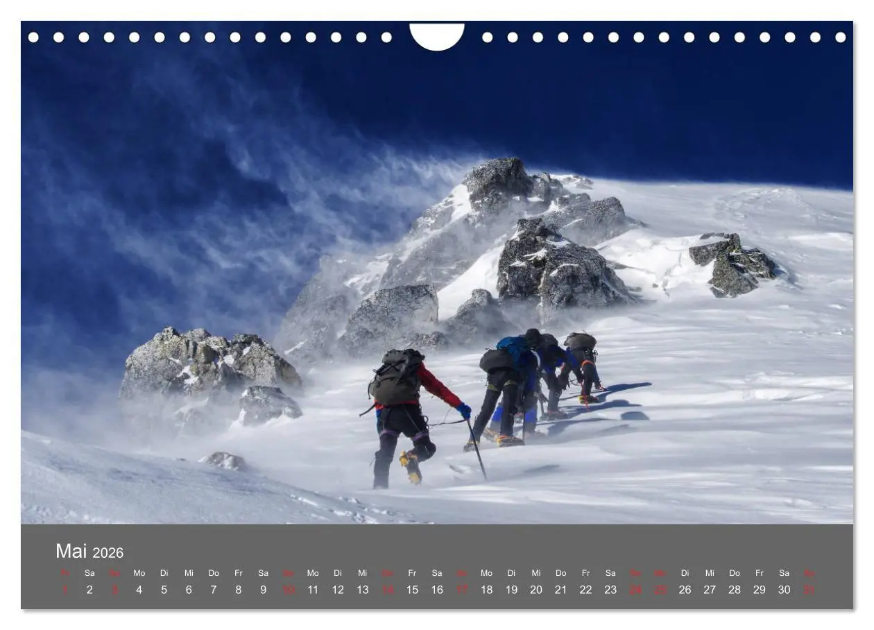 Bild: 9783457808696 | Bergsteigen - Extremsport am Limit (Wandkalender 2026 DIN A4 quer),...