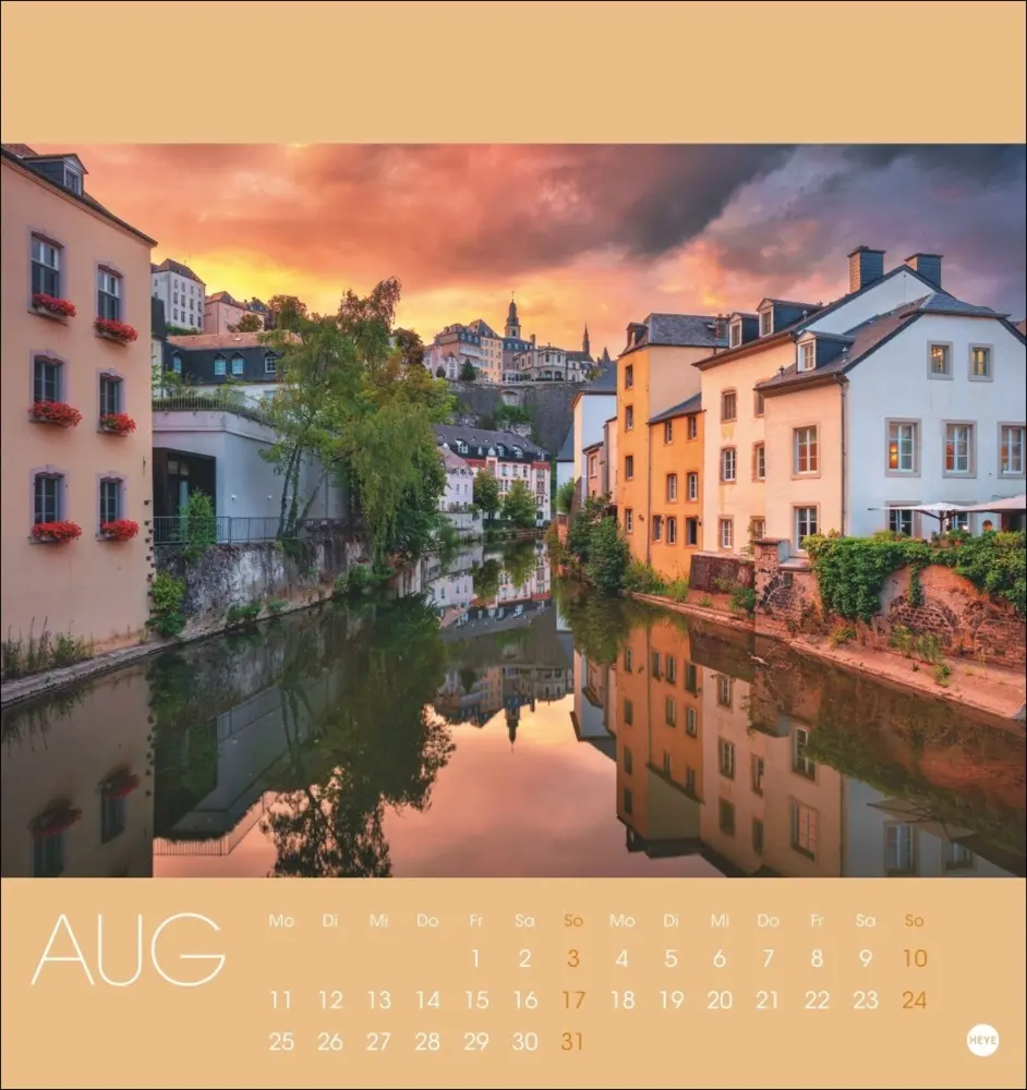 Bild: 9783756408696 | Luxemburg Postkartenkalender 2025 | Kalender | Spiralbindung | Deutsch
