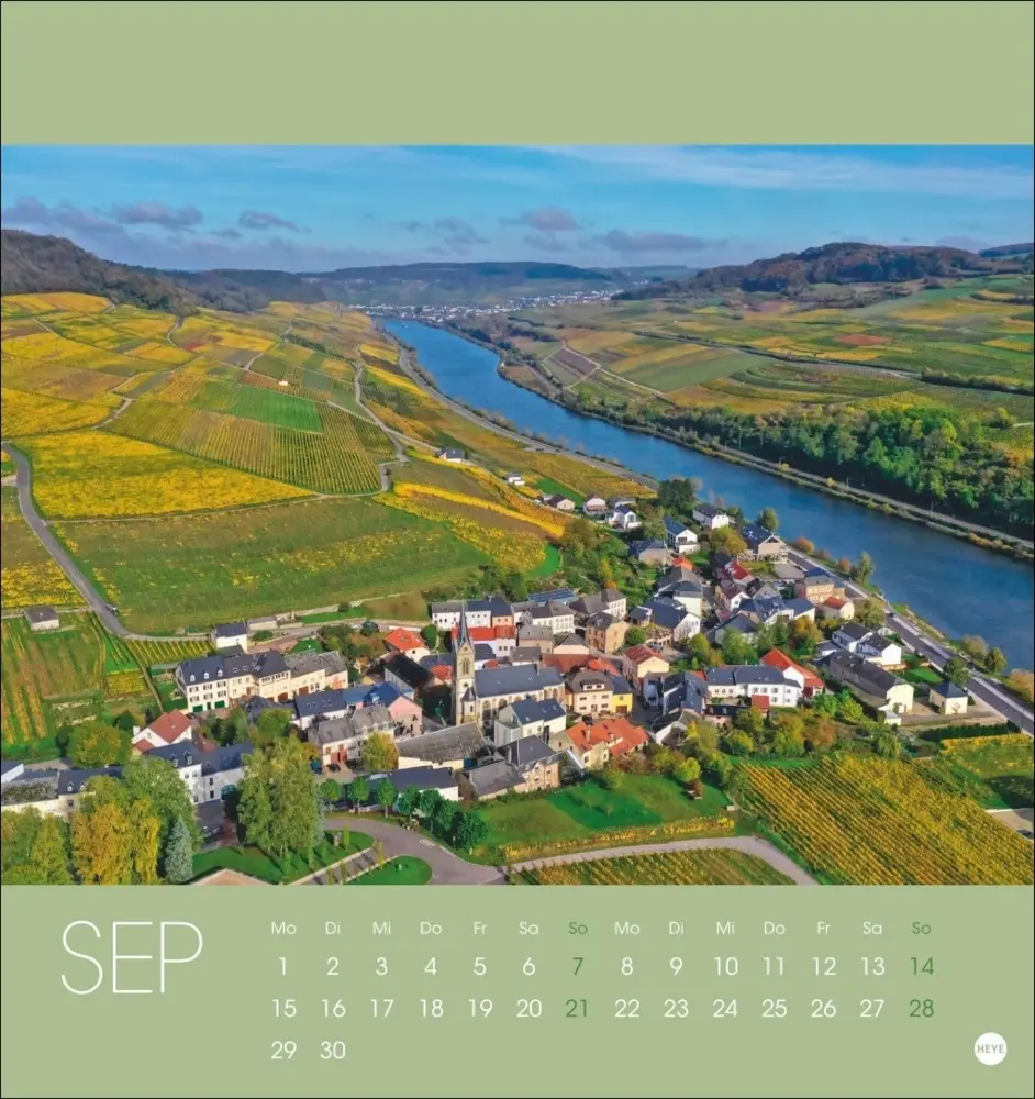 Bild: 9783756408696 | Luxemburg Postkartenkalender 2025 | Kalender | Spiralbindung | Deutsch