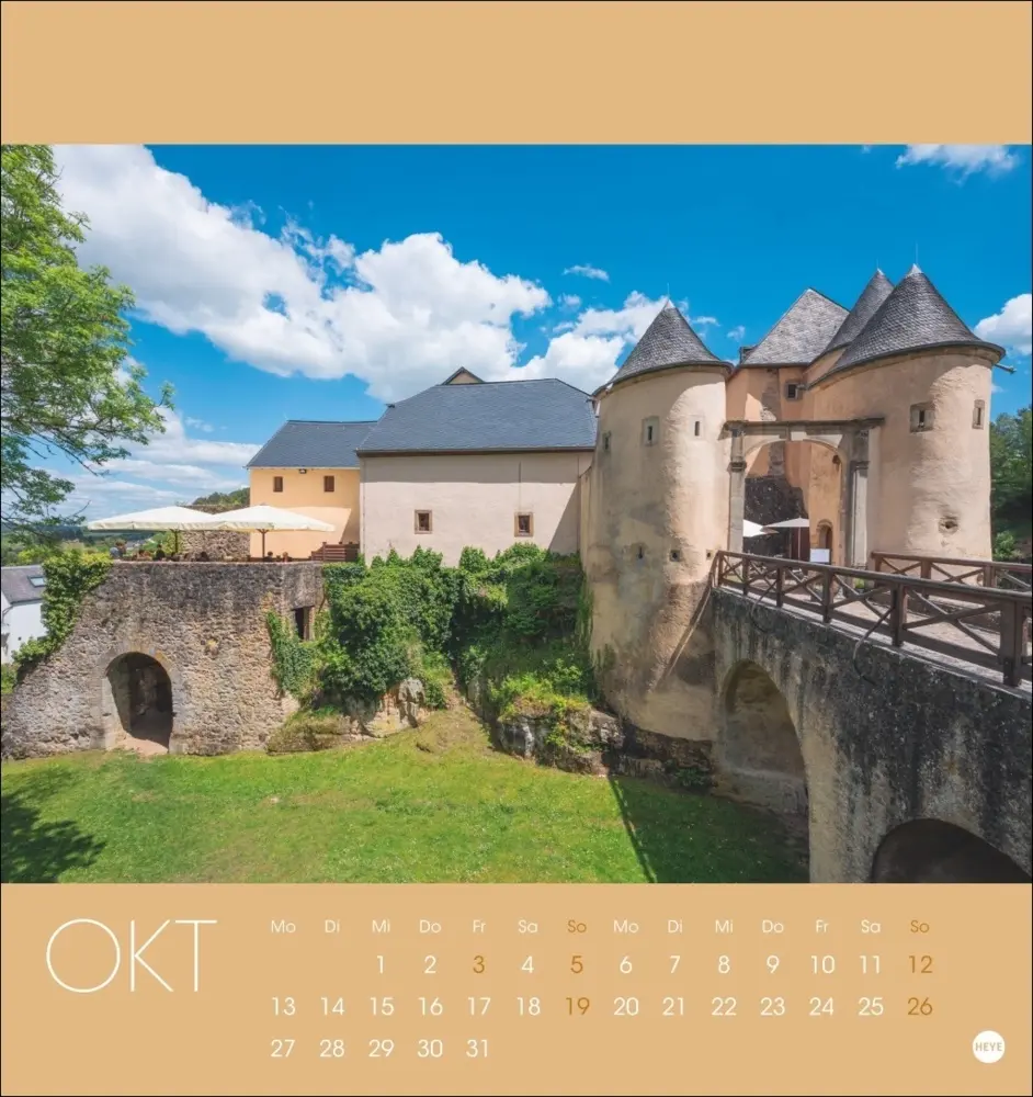Bild: 9783756408696 | Luxemburg Postkartenkalender 2025 | Kalender | Spiralbindung | Deutsch