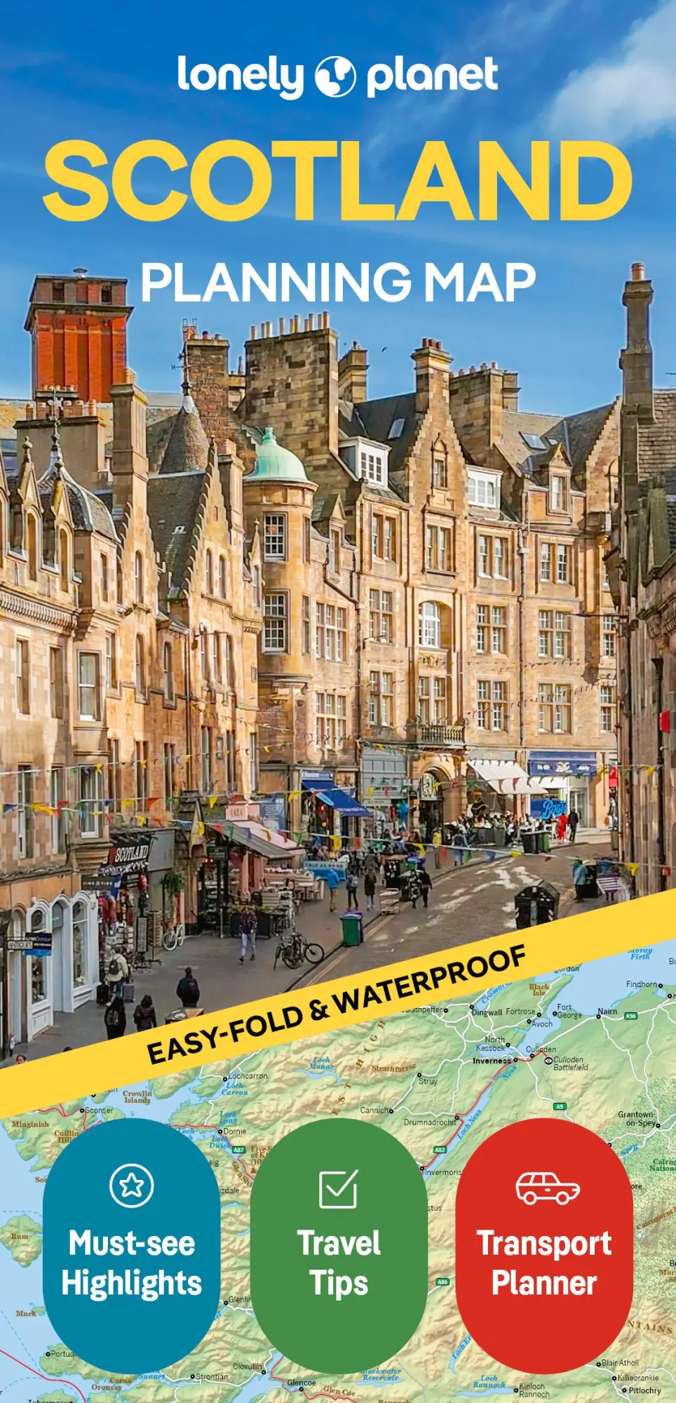 Cover: 9781788688796 | Lonely Planet Scotland Planning Map | Lonely Planet | (Land-)Karte