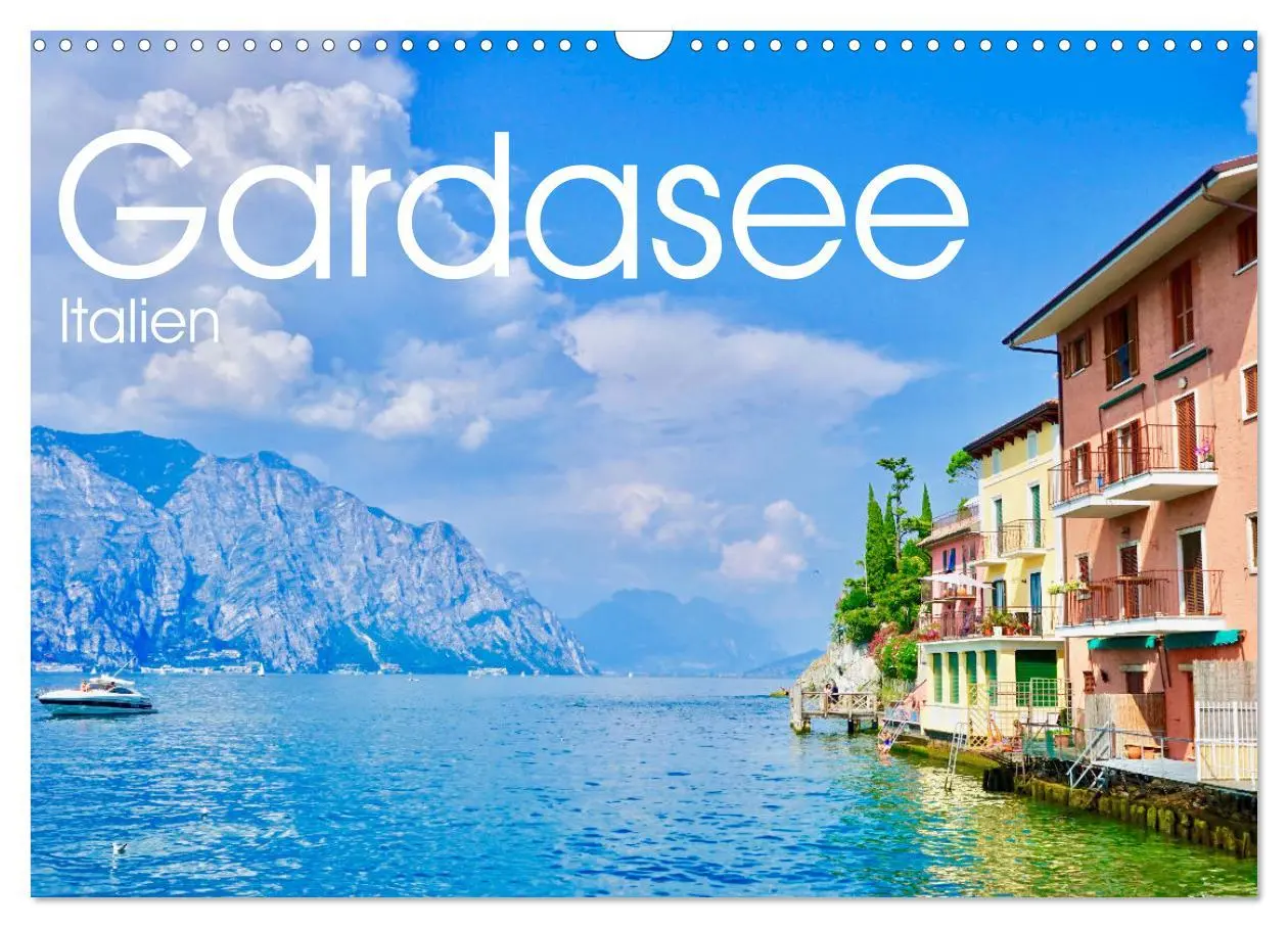 Cover: 9783457658796 | Gardasee, Italien (Wandkalender 2026 DIN A3 quer), CALVENDO...