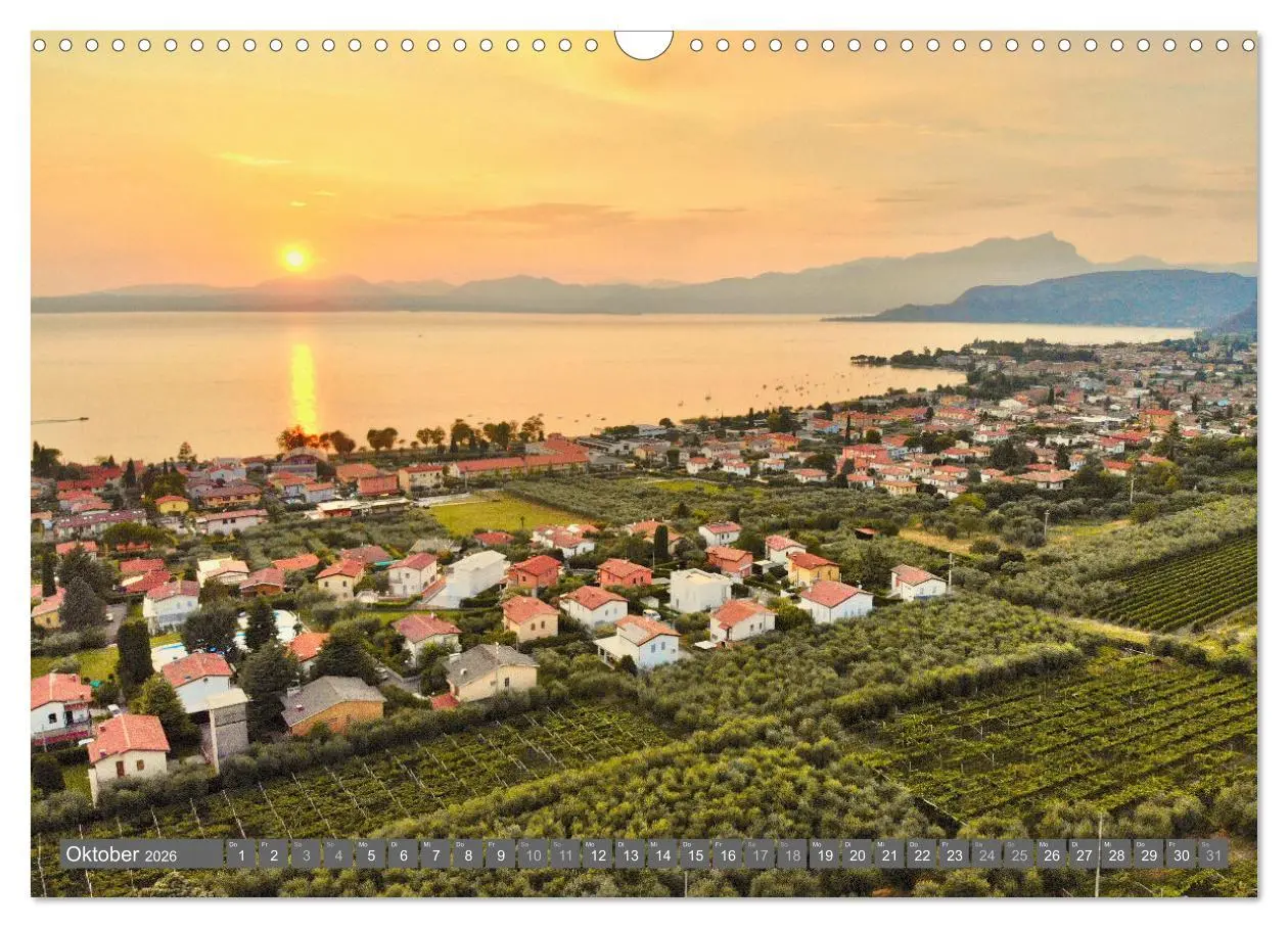 Bild: 9783457658796 | Gardasee, Italien (Wandkalender 2026 DIN A3 quer), CALVENDO...