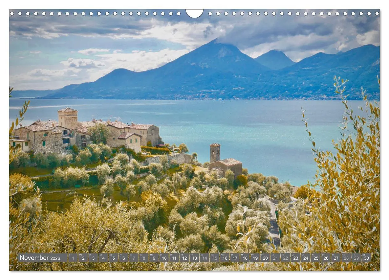 Bild: 9783457658796 | Gardasee, Italien (Wandkalender 2026 DIN A3 quer), CALVENDO...