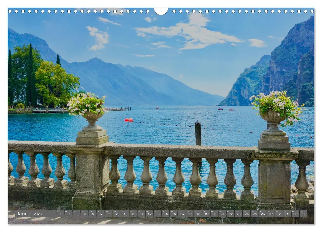 Bild: 9783457658796 | Gardasee, Italien (Wandkalender 2026 DIN A3 quer), CALVENDO...
