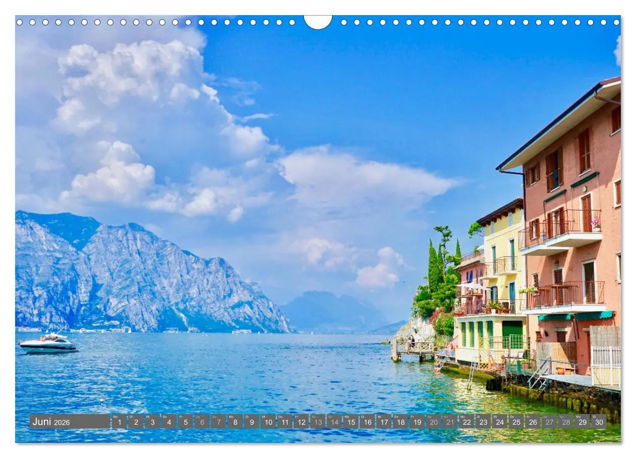 Bild: 9783457658796 | Gardasee, Italien (Wandkalender 2026 DIN A3 quer), CALVENDO...