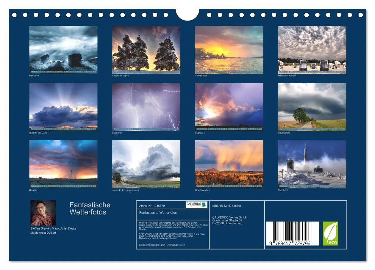 Bild: 9783457728796 | Fantastische Wetterfotos (Wandkalender 2026 DIN A4 quer), CALVENDO...