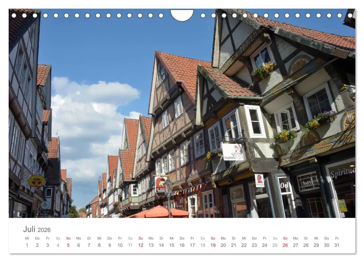 Bild: 9783516128796 | CELLE entdecken (Wandkalender 2026 DIN A4 quer), CALVENDO...