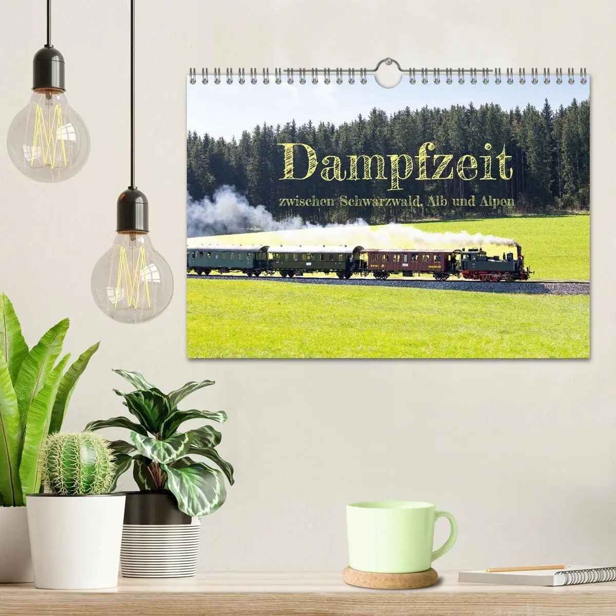 Bild: 9783594278796 | Dampfzeit zwischen Schwarzwald, Alb und Alpen (Wandkalender 2027...
