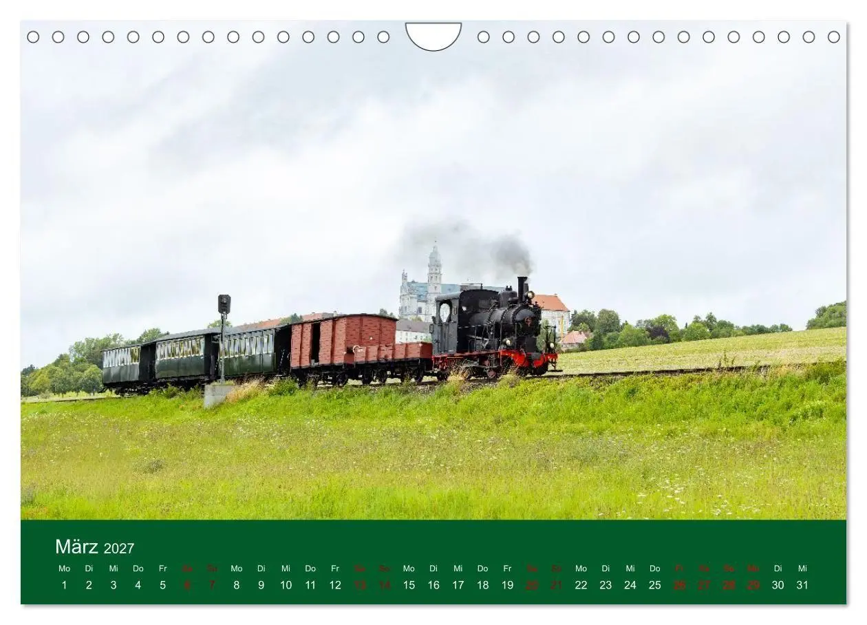 Bild: 9783594278796 | Dampfzeit zwischen Schwarzwald, Alb und Alpen (Wandkalender 2027...