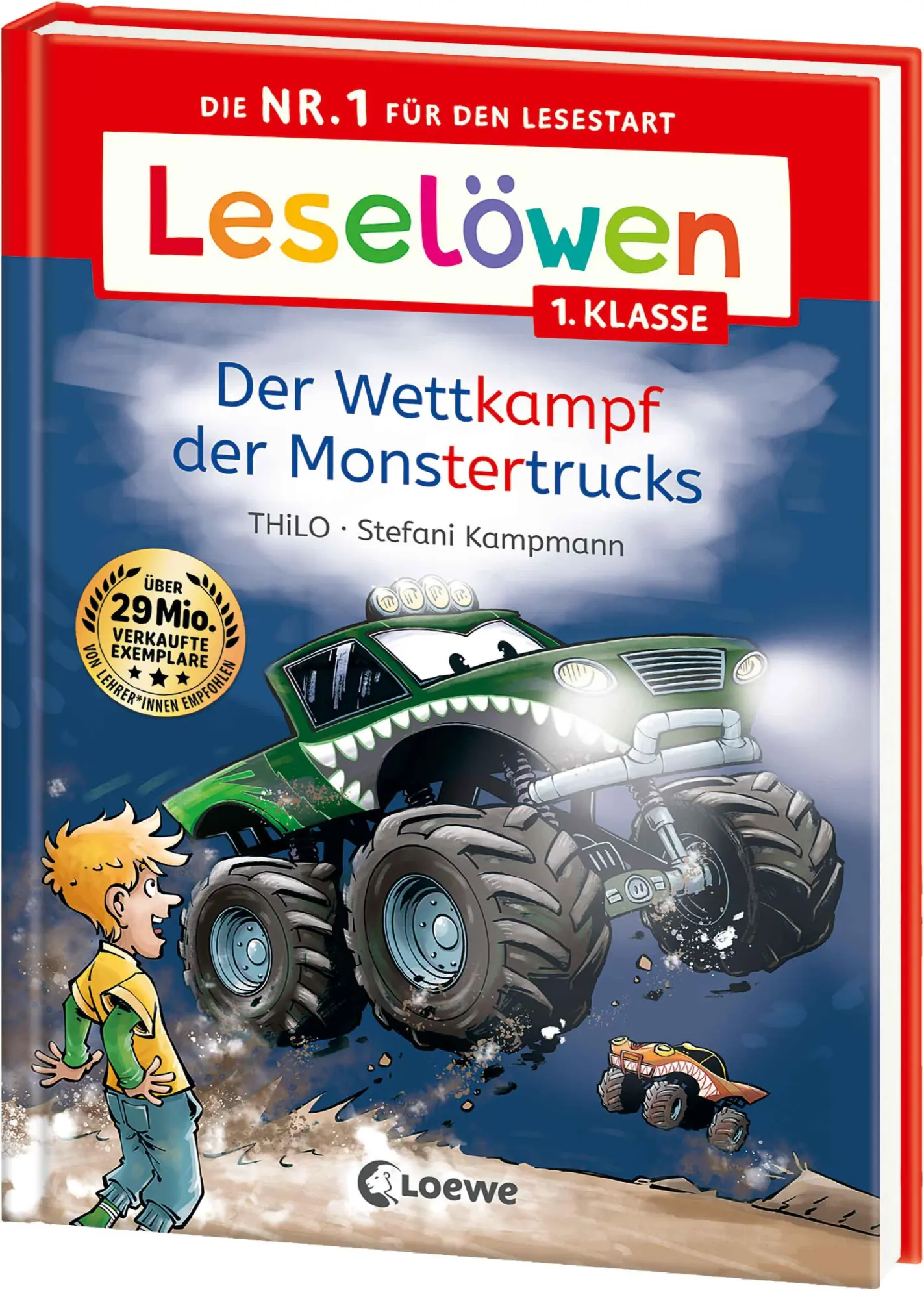 Cover: 9783743218796 | Leselöwen 1. Klasse - Der Wettkampf der Monstertrucks | Thilo | Buch