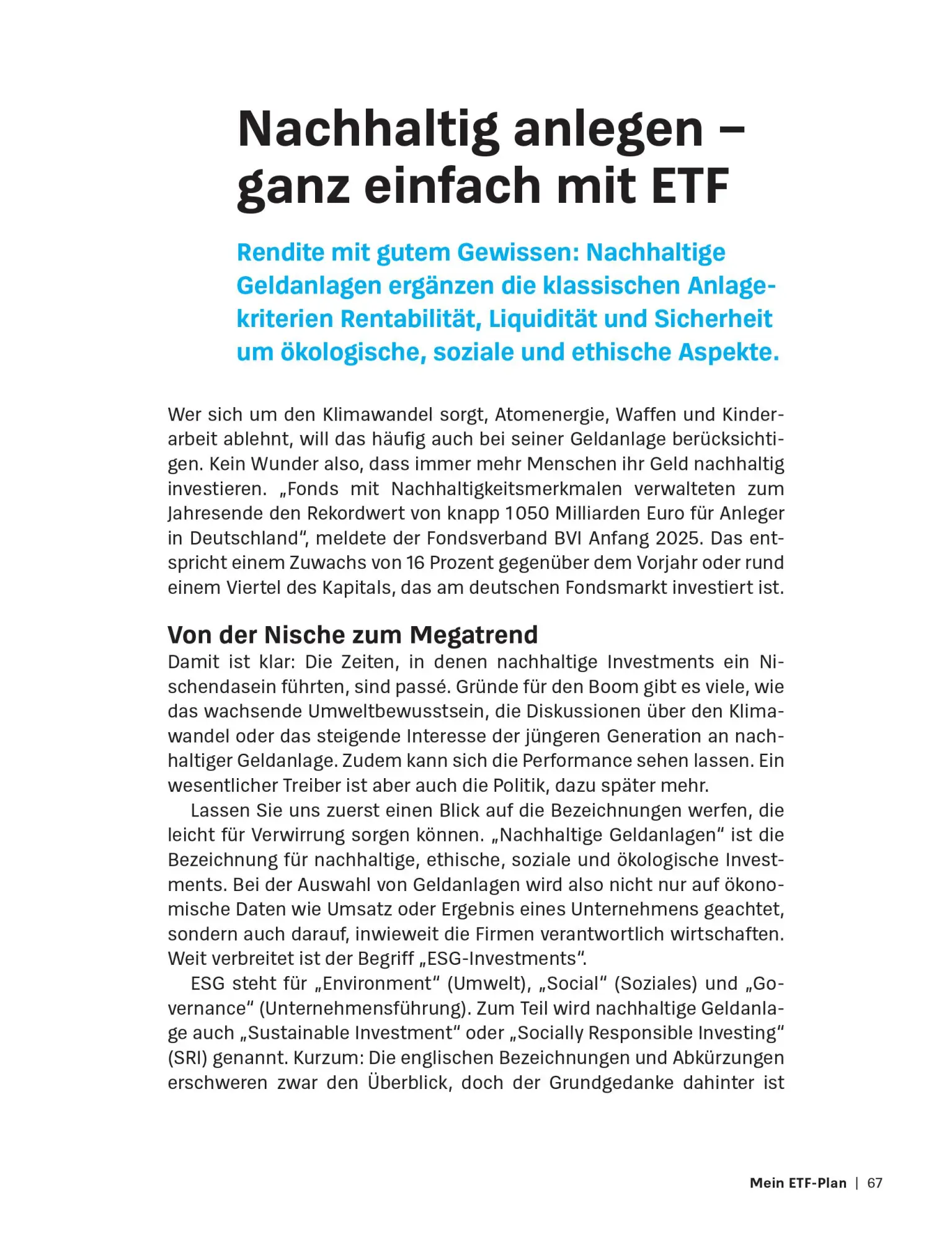 Bild: 9783747108796 | Anlegen mit ETF | Brigitte Wallstabe-Watermann (u. a.) | Taschenbuch