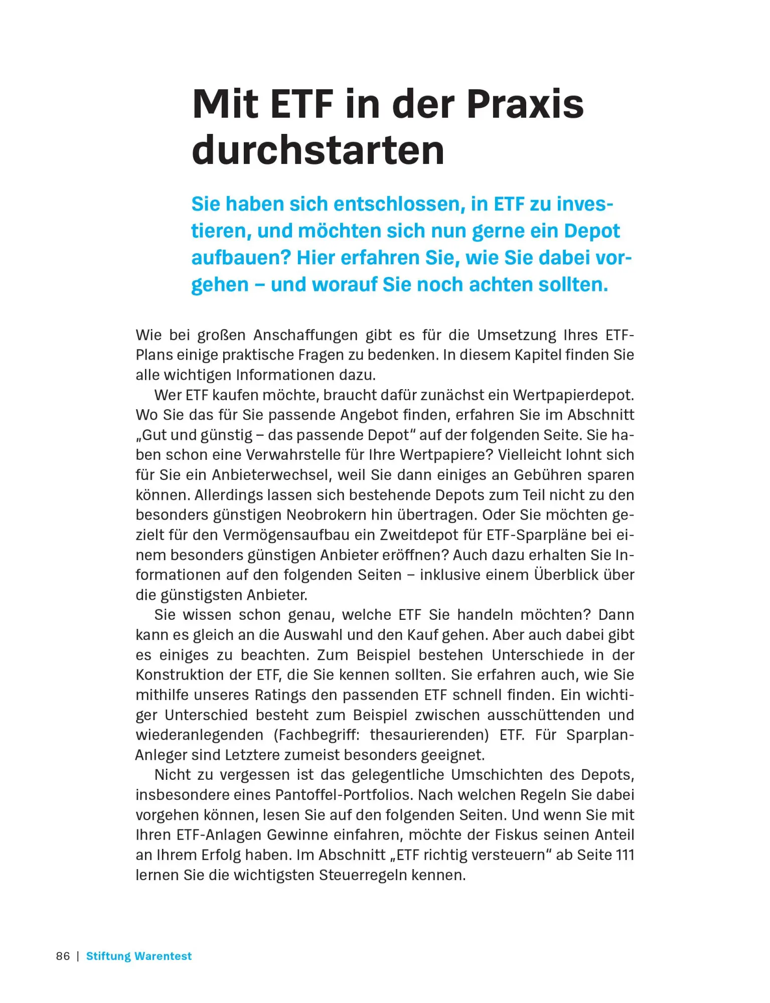 Bild: 9783747108796 | Anlegen mit ETF | Brigitte Wallstabe-Watermann (u. a.) | Taschenbuch