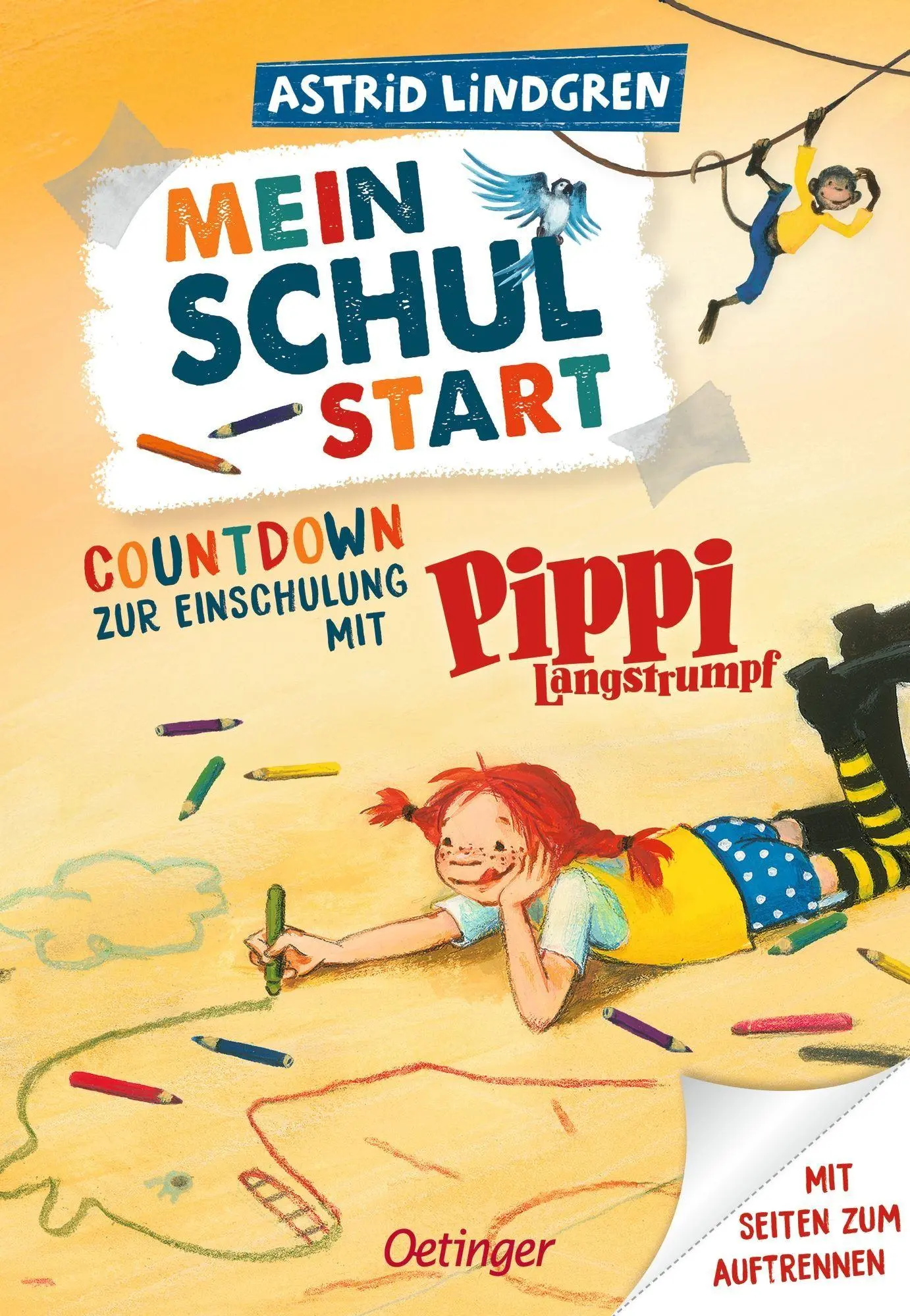 Cover: 9783751208796 | Mein Schulstart. Countdown zur Einschulung mit Pippi Langstrumpf