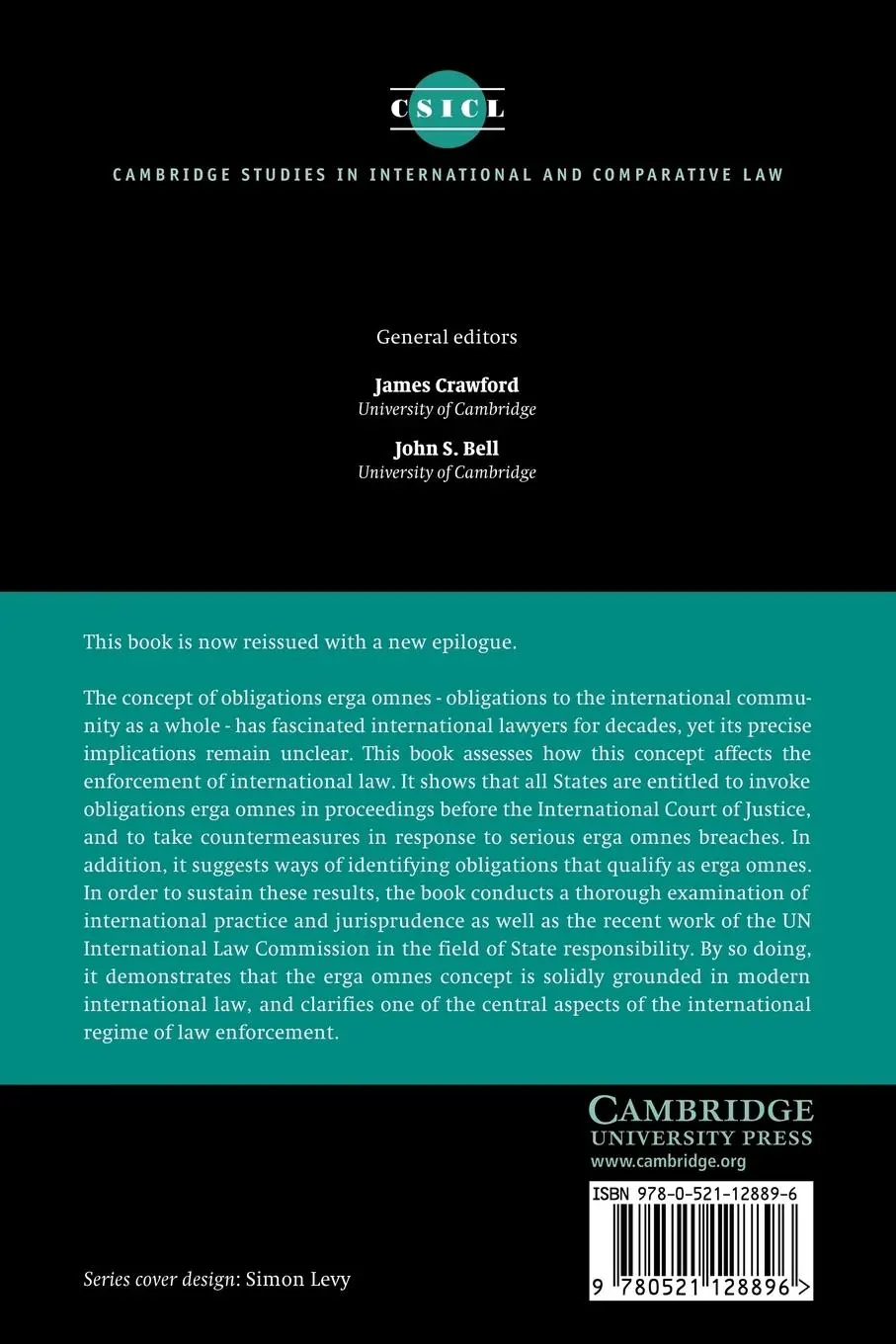 Rückseite: 9780521128896 | Enforcing Obligations Erga Omnes in International Law | Tams (u. a.)