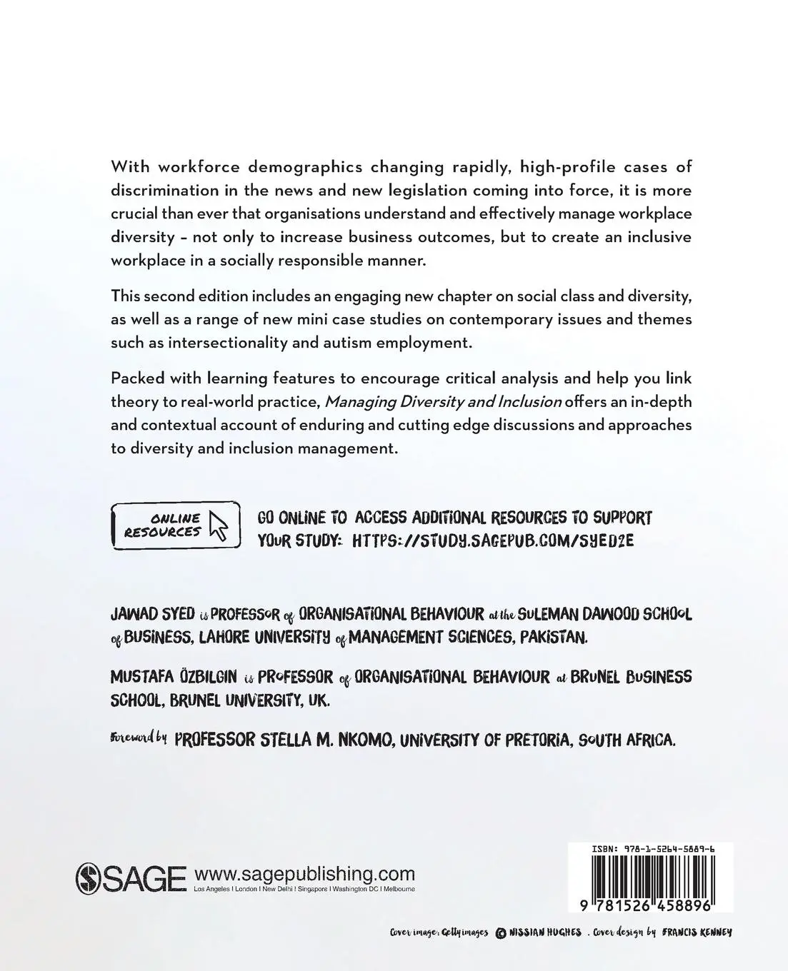 Rückseite: 9781526458896 | Managing Diversity and Inclusion | An International Perspective | Buch