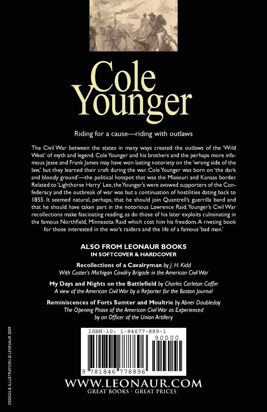 Rückseite: 9781846778896 | Cole Younger | Cole Younger | Taschenbuch | Kartoniert / Broschiert