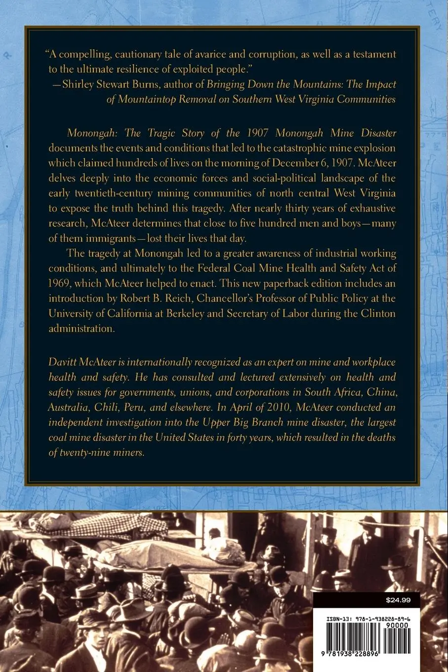 Rückseite: 9781938228896 | Monongah | Davitt McAteer | Taschenbuch | Einband - flex.(Paperback)
