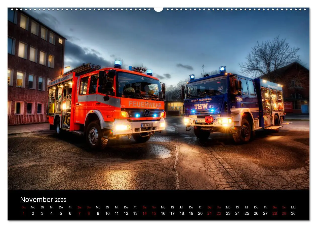 Bild: 9783457888896 | Feuerwehr und Rettungsdienst (Wandkalender 2026 DIN A2 quer),...