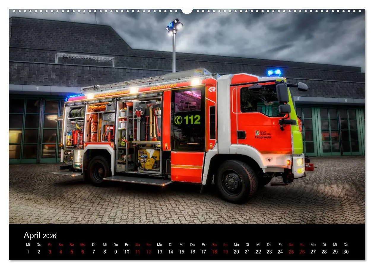 Bild: 9783457888896 | Feuerwehr und Rettungsdienst (Wandkalender 2026 DIN A2 quer),...
