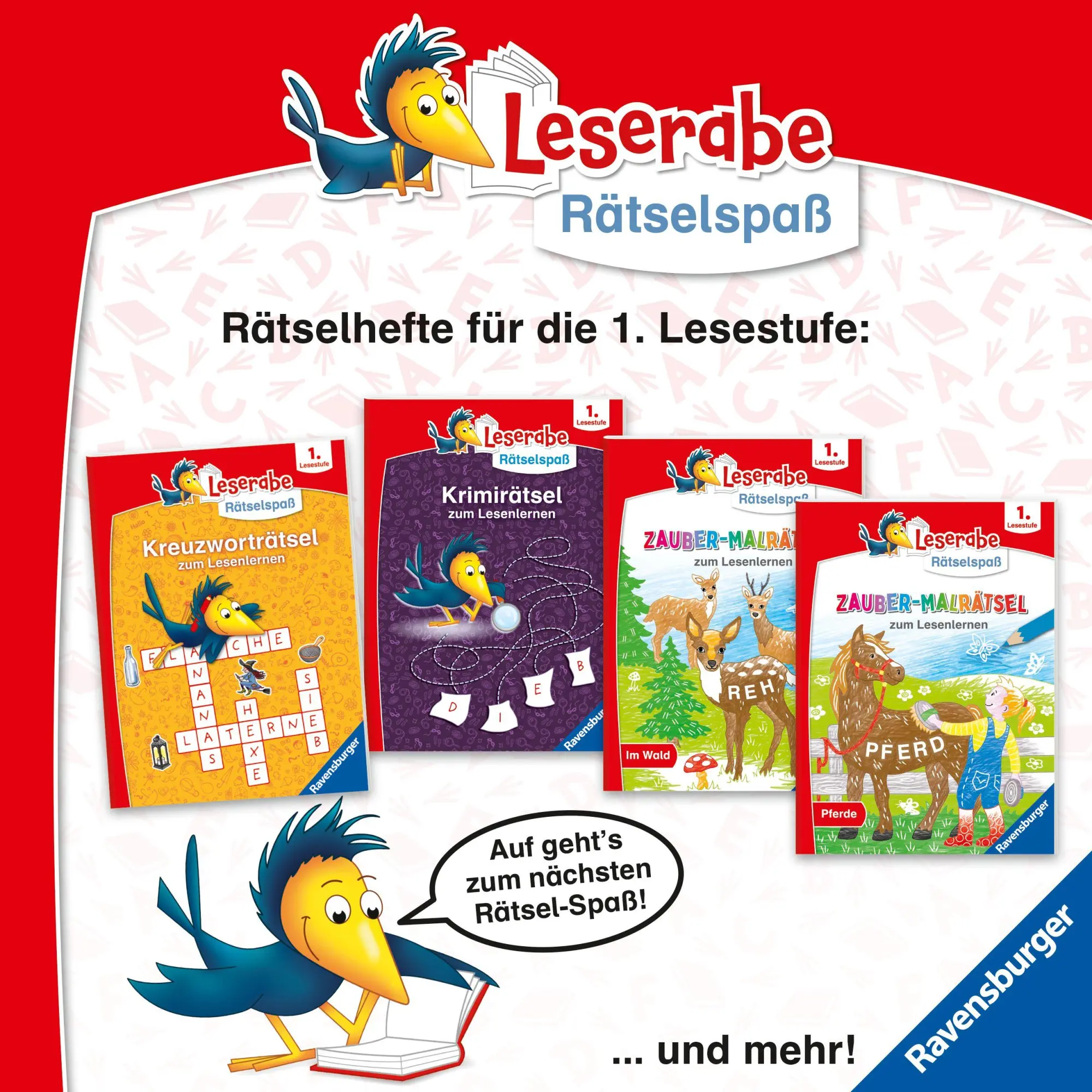 Bild: 9783473488896 | Leserabe Rätselspaß - Zauber-Malrätsel zum Lesenlernen: Pferde (1....