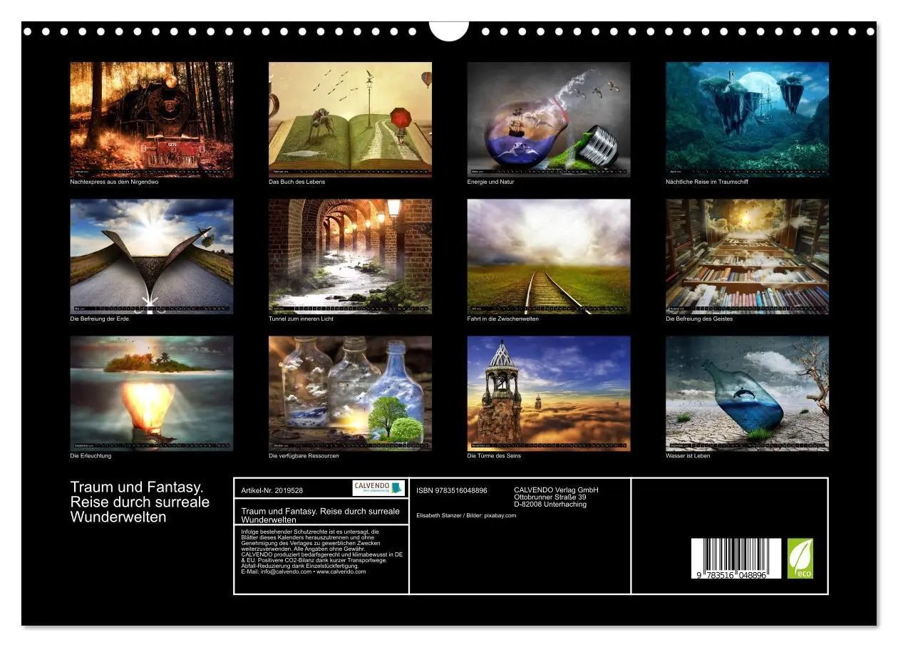 Bild: 9783516048896 | Traum und Fantasy. Reise durch surreale Wunderwelten (Wandkalender...