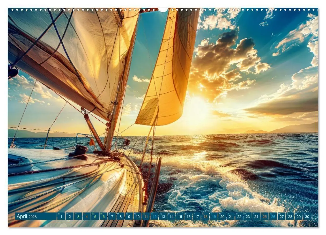 Bild: 9783516738896 | SEGELN - unterwegs mit dem Wind (hochwertiger Premium Wandkalender...