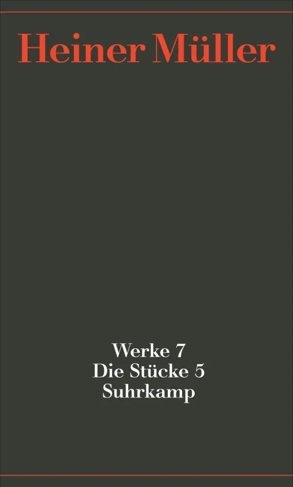 Cover: 9783518408896 | Die Stücke. Tl.5 | Heiner Müller | Buch | 844 S. | Deutsch | 2004
