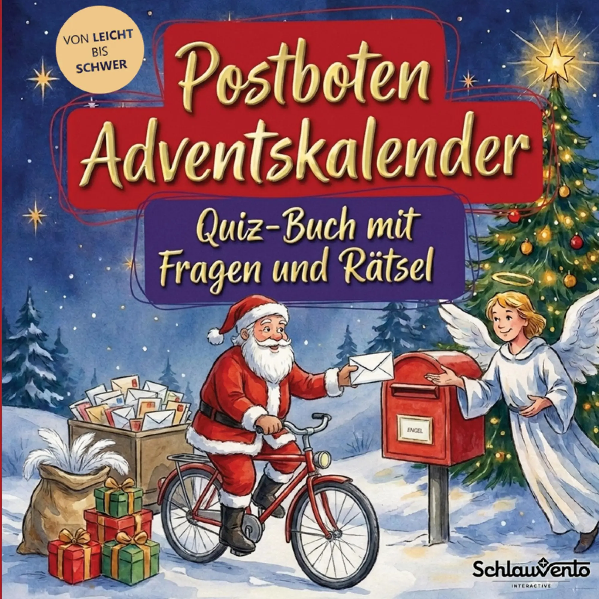 Cover: 9783693198896 | Postboten-Adventskalender: Quiz-Buch mit Fragen und Rätsel | Buch