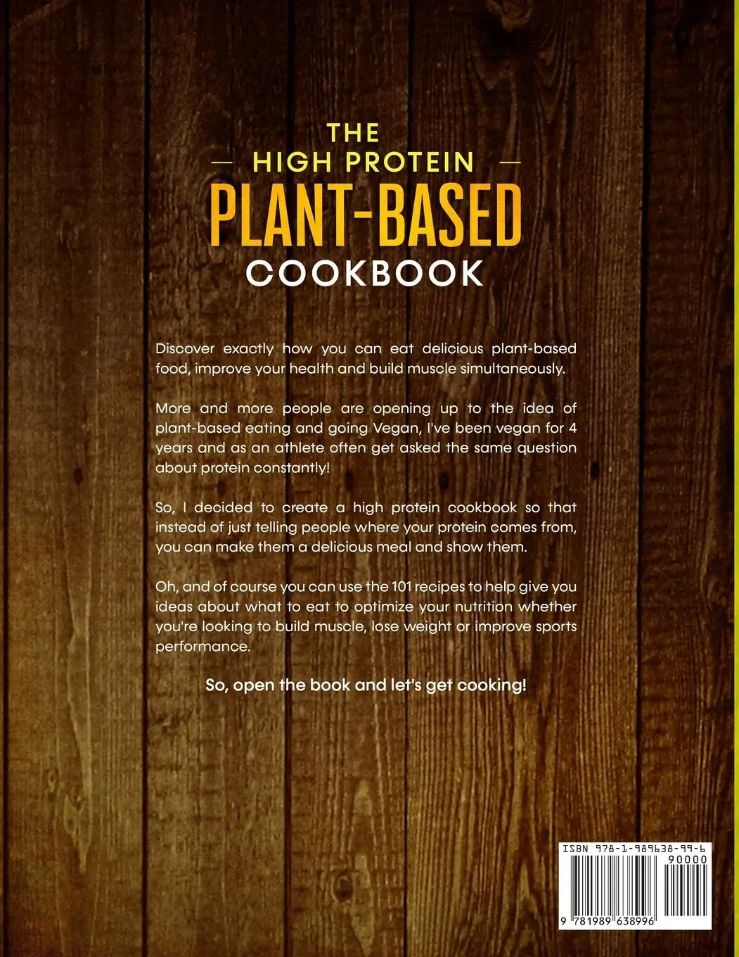 Rückseite: 9781989638996 | The High Protein Plant-Based Cookbook | Charlie Lambert | Taschenbuch