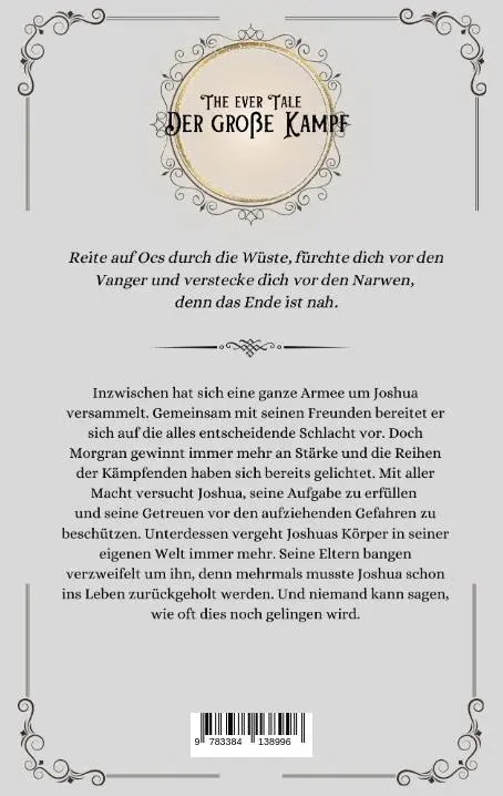 Rückseite: 9783384138996 | THE EVER TALE | Der große Kampf | J. D. Miles | Taschenbuch | 308 S.
