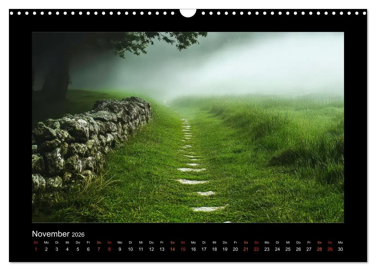 Bild: 9783457258996 | Geheimnisvolle Wege (Wandkalender 2026 DIN A3 quer), CALVENDO...
