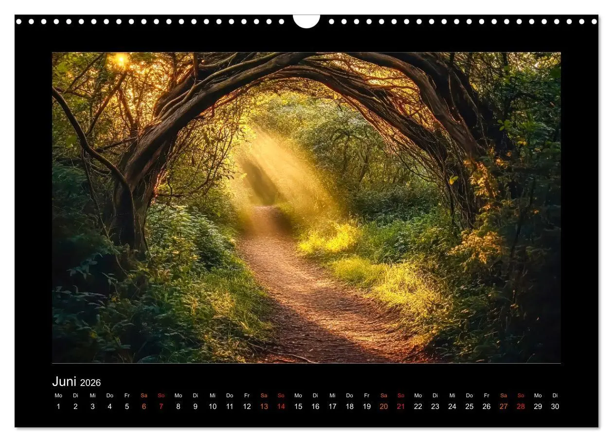 Bild: 9783457258996 | Geheimnisvolle Wege (Wandkalender 2026 DIN A3 quer), CALVENDO...