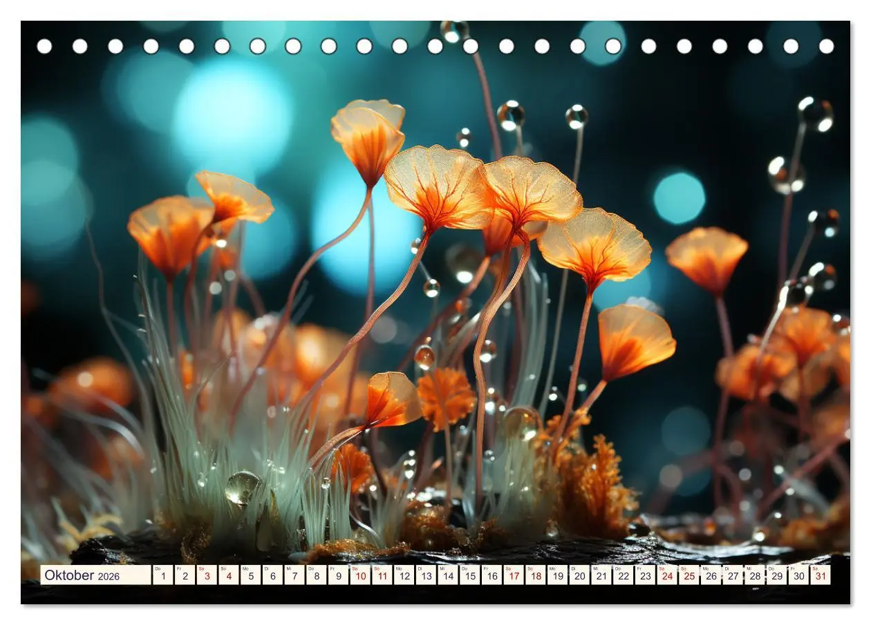 Bild: 9783457498996 | Wunderwelt Mikrokosmos (Tischkalender 2026 DIN A5 quer), CALVENDO...