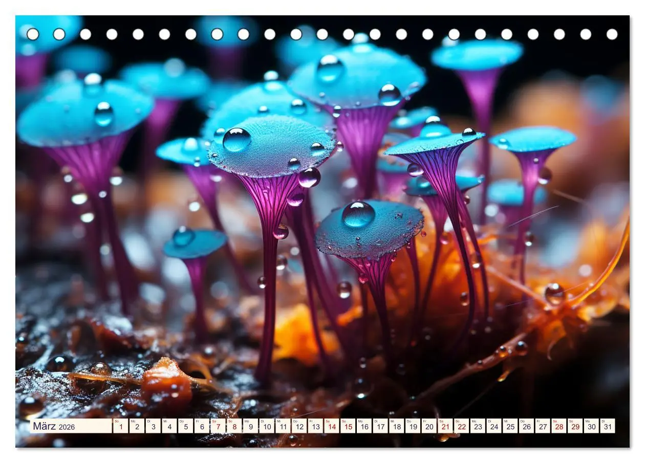 Bild: 9783457498996 | Wunderwelt Mikrokosmos (Tischkalender 2026 DIN A5 quer), CALVENDO...