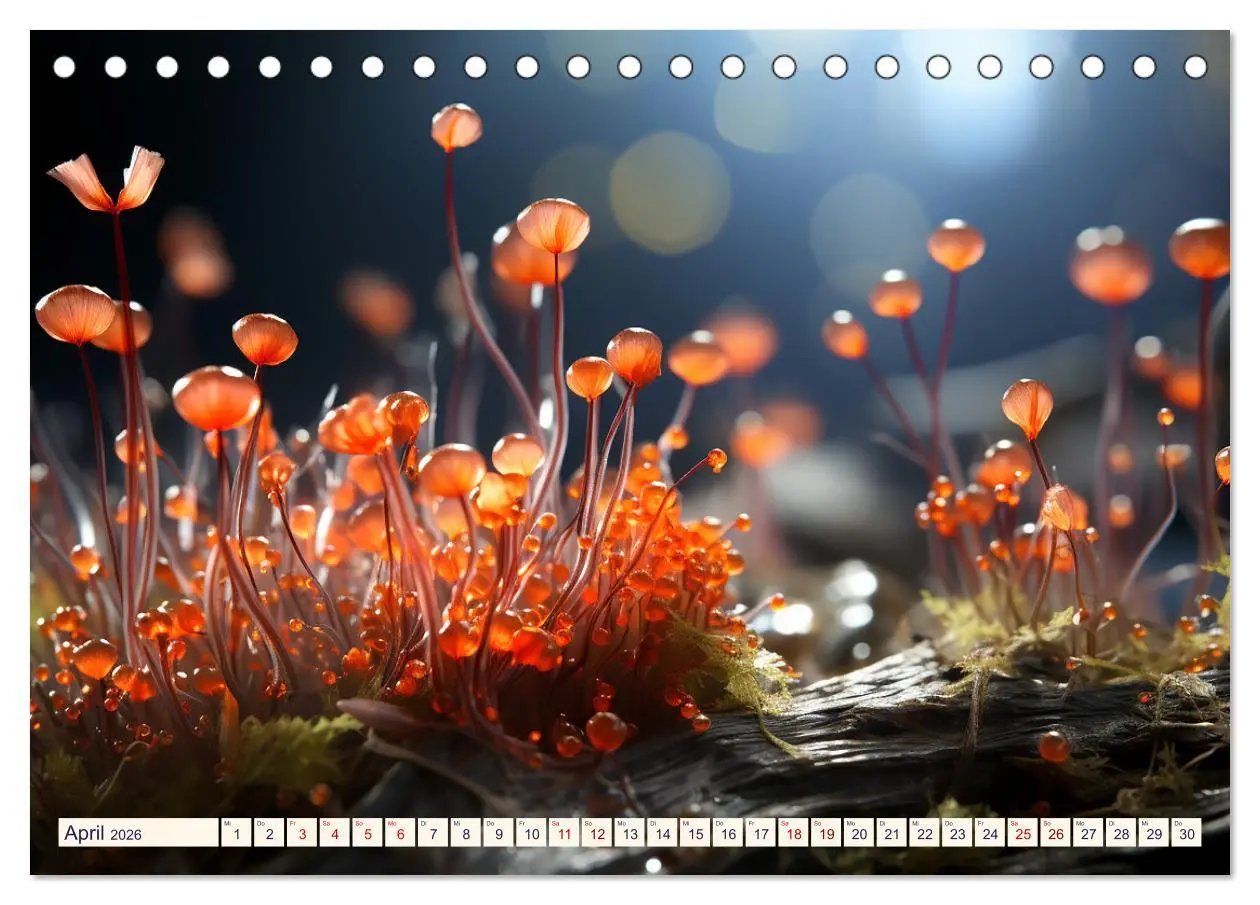 Bild: 9783457498996 | Wunderwelt Mikrokosmos (Tischkalender 2026 DIN A5 quer), CALVENDO...