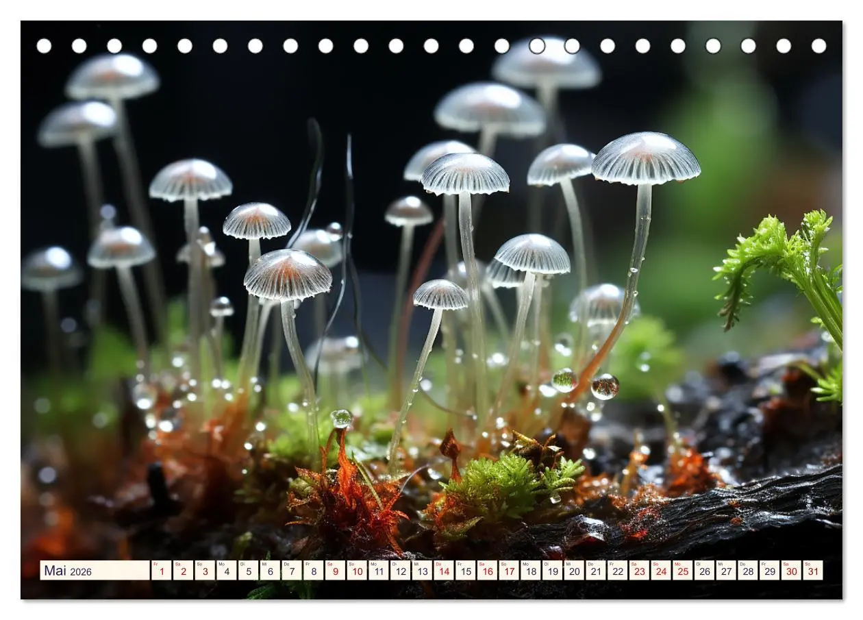 Bild: 9783457498996 | Wunderwelt Mikrokosmos (Tischkalender 2026 DIN A5 quer), CALVENDO...