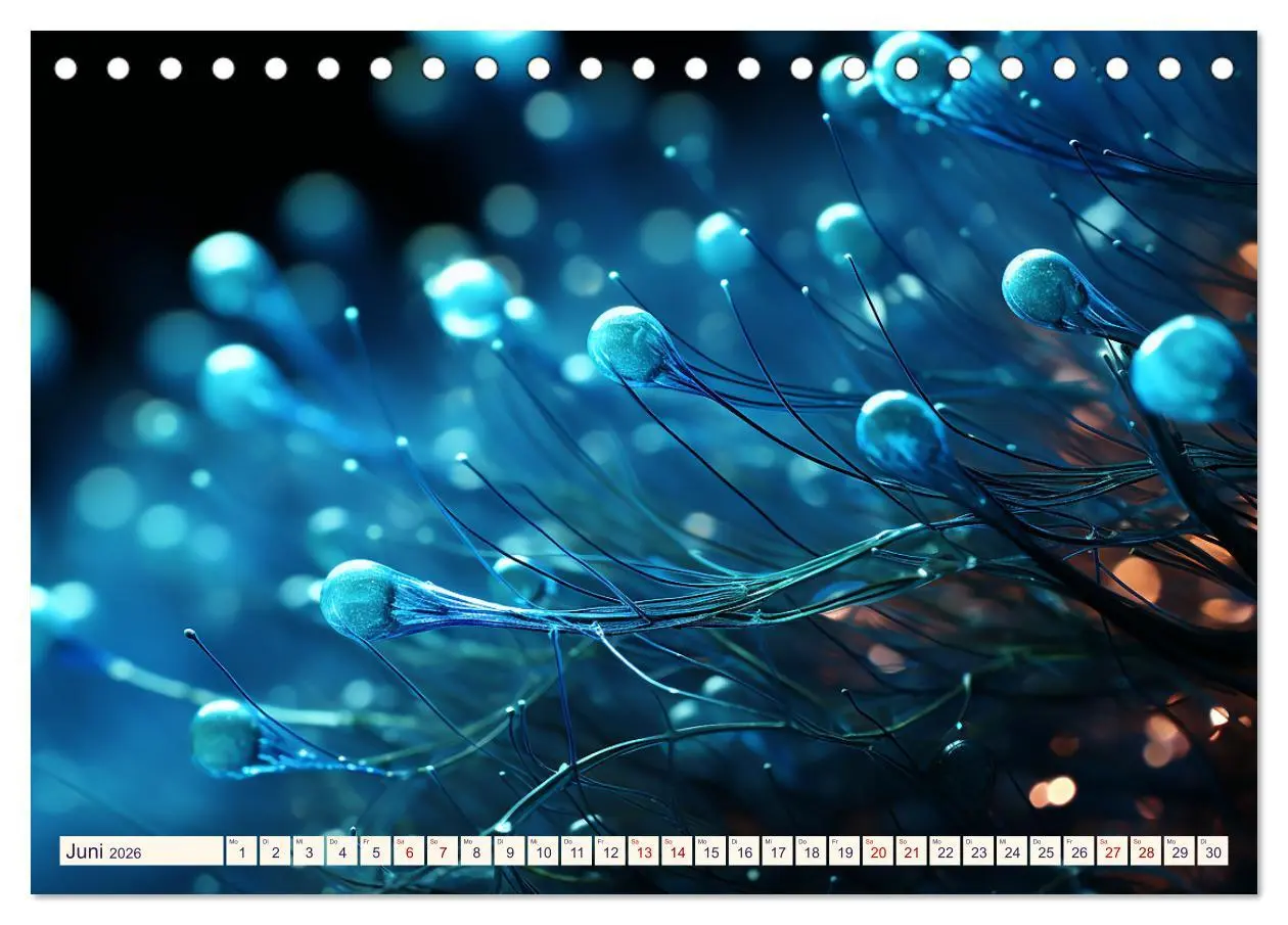Bild: 9783457498996 | Wunderwelt Mikrokosmos (Tischkalender 2026 DIN A5 quer), CALVENDO...