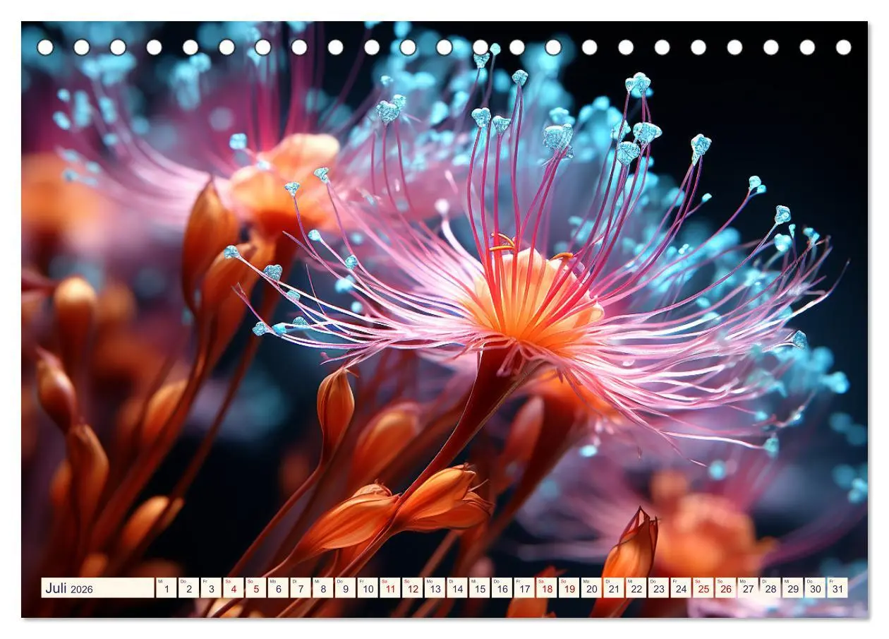 Bild: 9783457498996 | Wunderwelt Mikrokosmos (Tischkalender 2026 DIN A5 quer), CALVENDO...