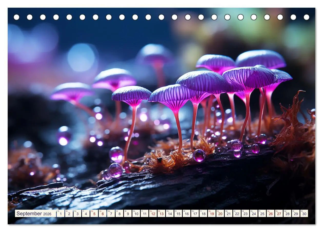 Bild: 9783457498996 | Wunderwelt Mikrokosmos (Tischkalender 2026 DIN A5 quer), CALVENDO...