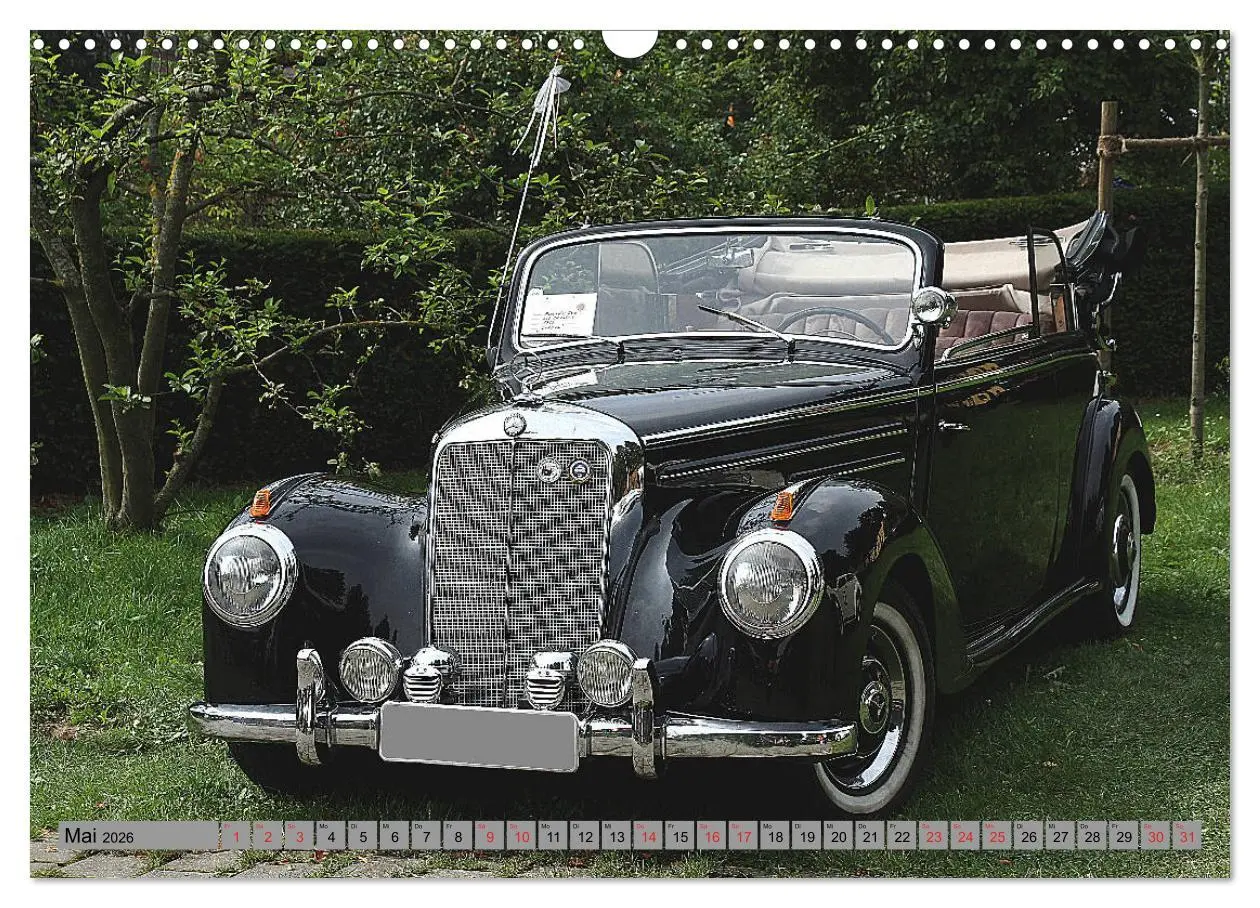 Bild: 9783516038996 | Oben ohne Oldtimer (Wandkalender 2026 DIN A3 quer), CALVENDO...