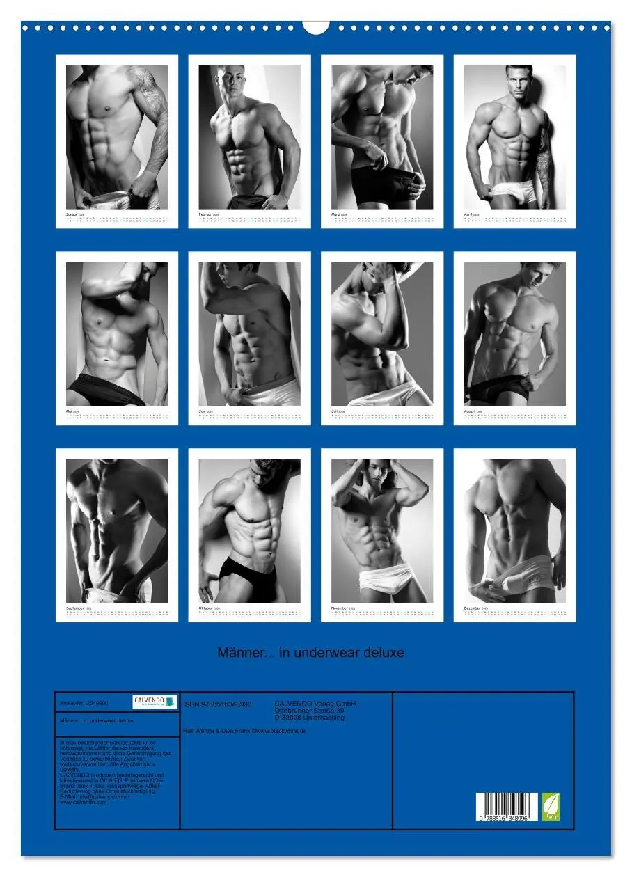 Bild: 9783516348996 | Männer... in underwear deluxe (Wandkalender 2026 DIN A2 hoch),...