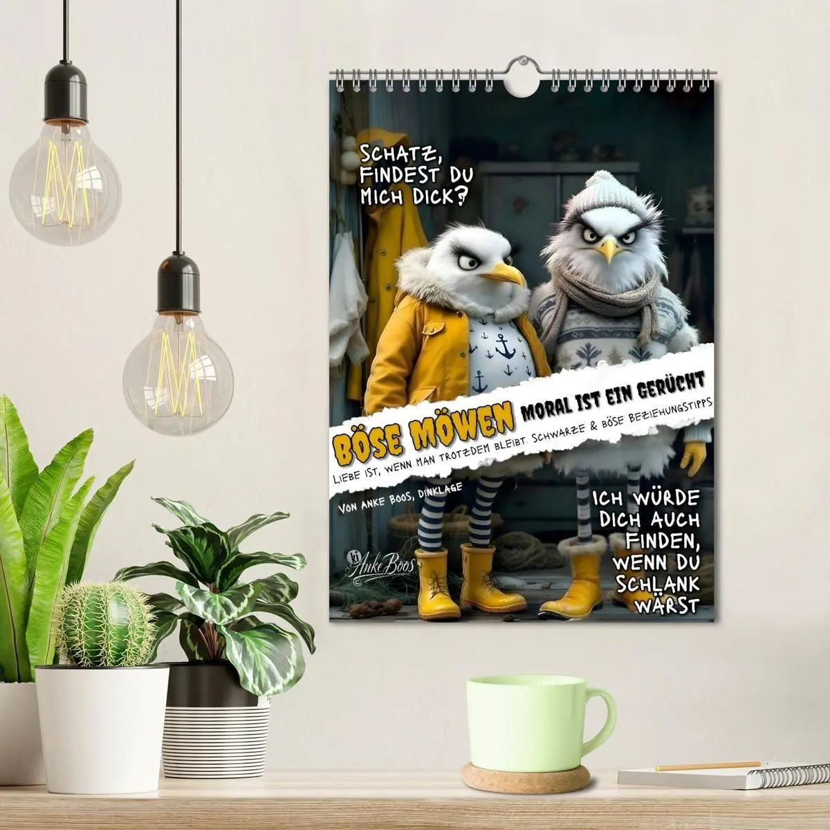 Bild: 9783594258996 | Böse Möwen - Moral ist ein Gerücht (Wandkalender 2027 DIN A4 hoch),...