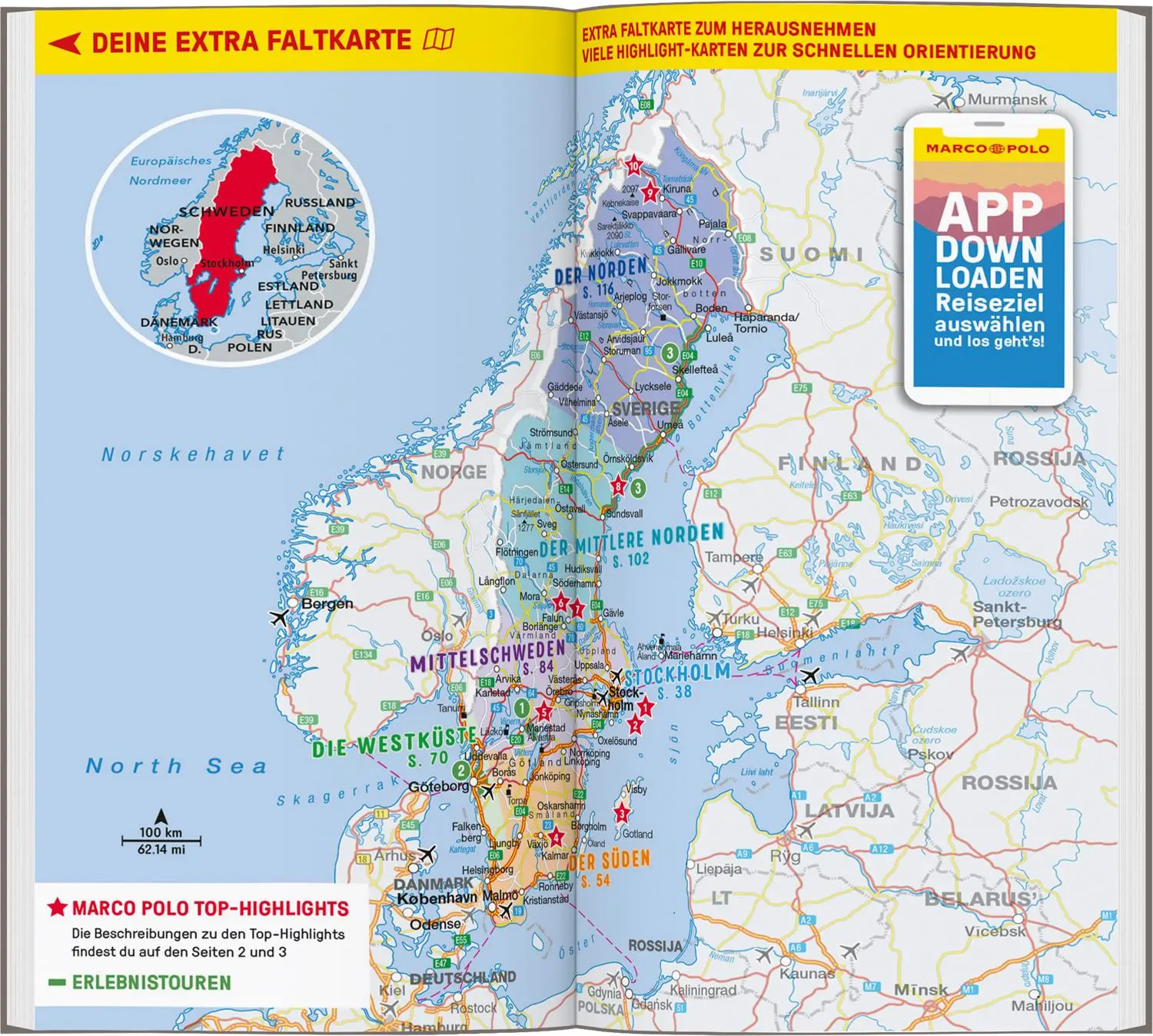 Bild: 9783829738996 | MARCO POLO Reiseführer Schweden | Karin Bock-Häggmark (u. a.) | Buch