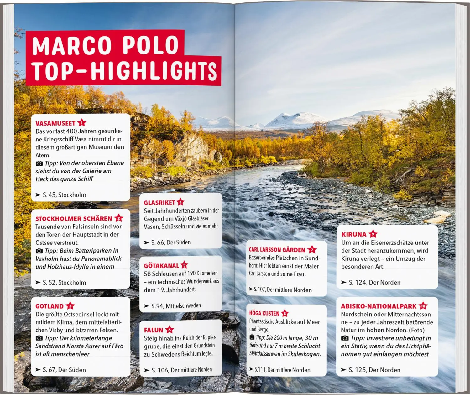 Bild: 9783829738996 | MARCO POLO Reiseführer Schweden | Karin Bock-Häggmark (u. a.) | Buch