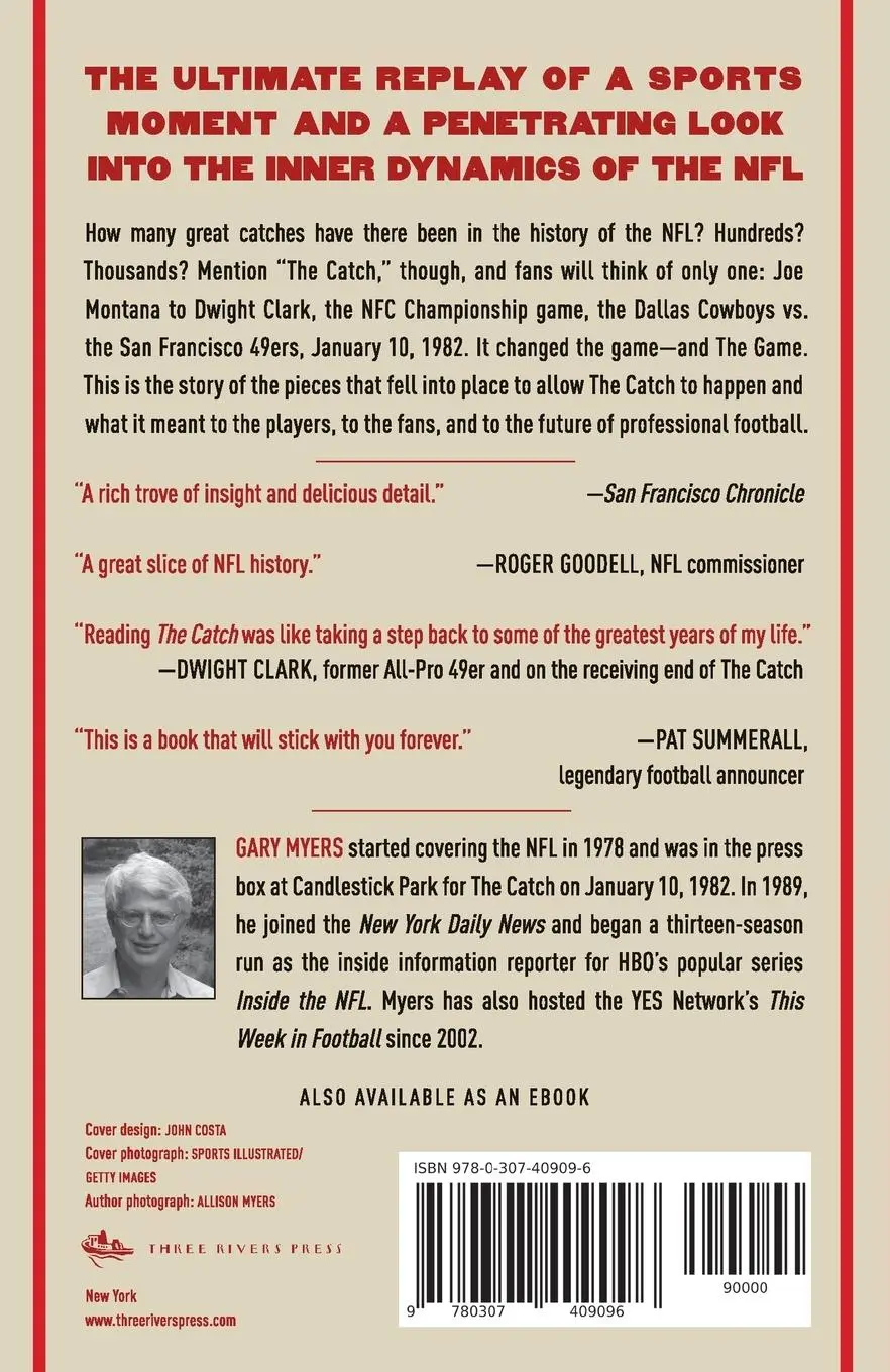 Rückseite: 9780307409096 | The Catch | One Play, Two Dynasties, and the Game That Changed the NFL