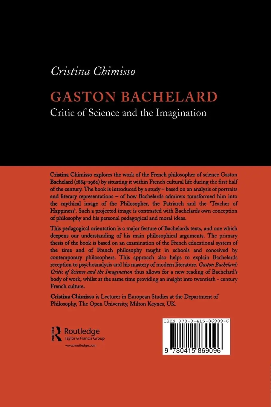 Rückseite: 9780415869096 | Gaston Bachelard | Critic of Science and the Imagination | Chimisso