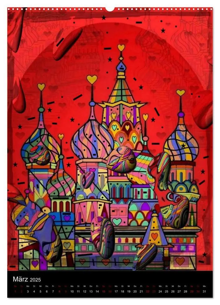 Bild: 9783435989096 | Die verrückte Welt der Popart von Nico Bielow (Wandkalender 2025...